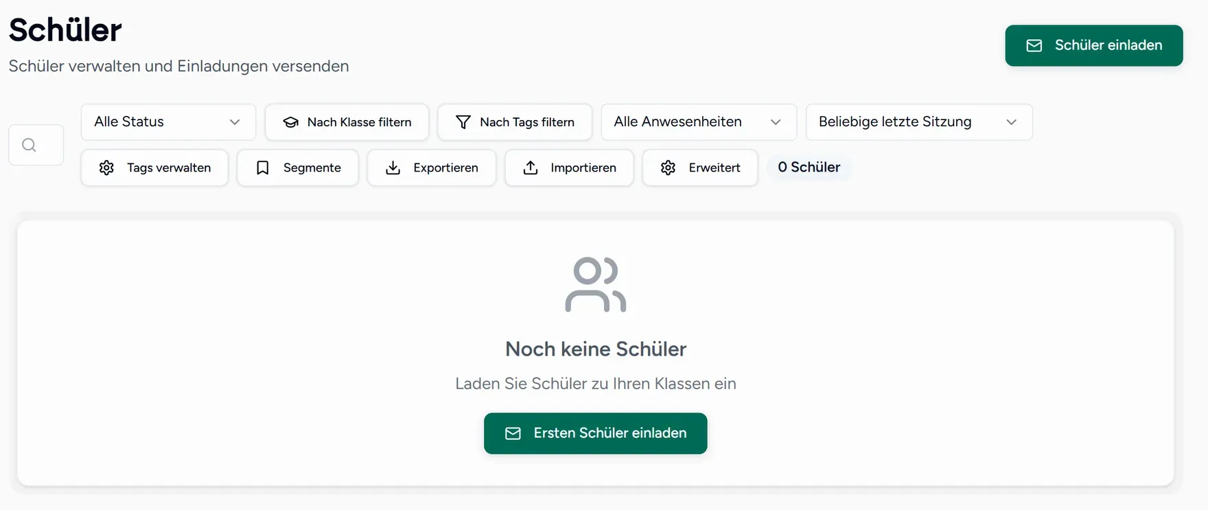 Die Schülerliste der gesamten Akademie